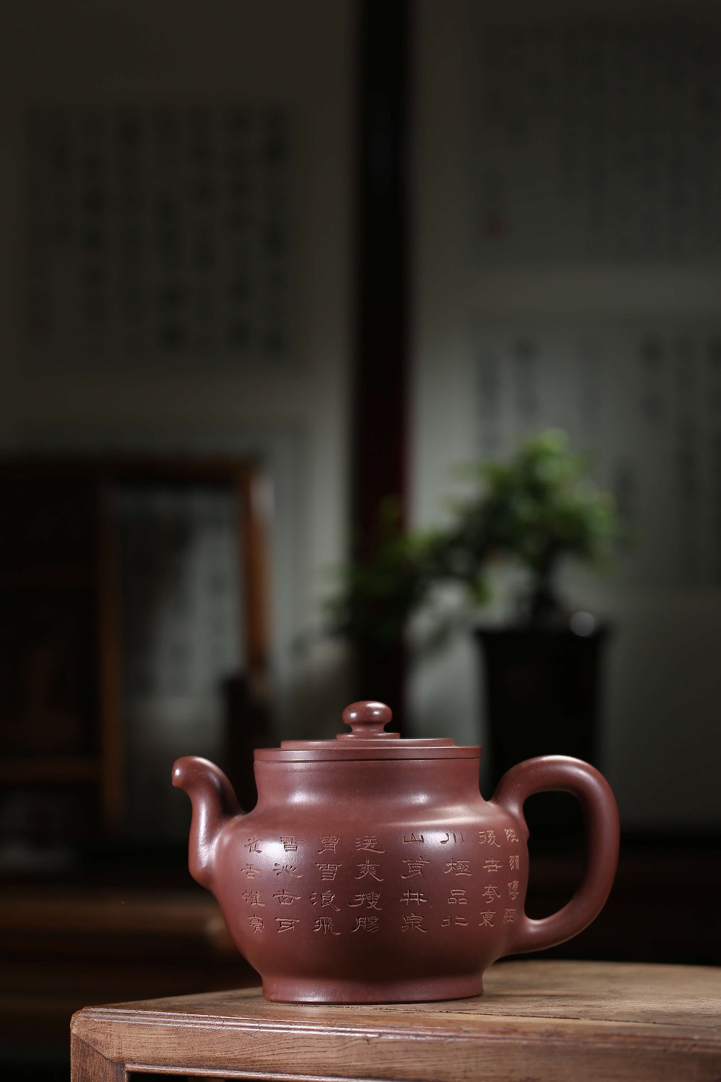 彭耀年《平盖汤波壶》