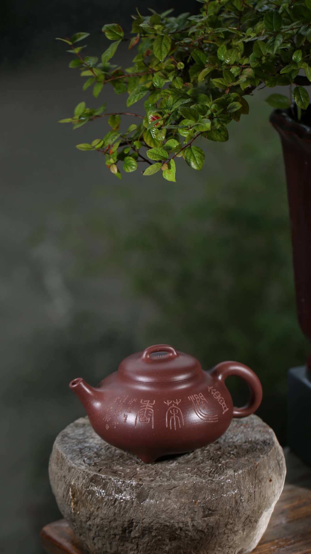彭耀年制 · 刘全洪装饰《 三足石瓢 》
