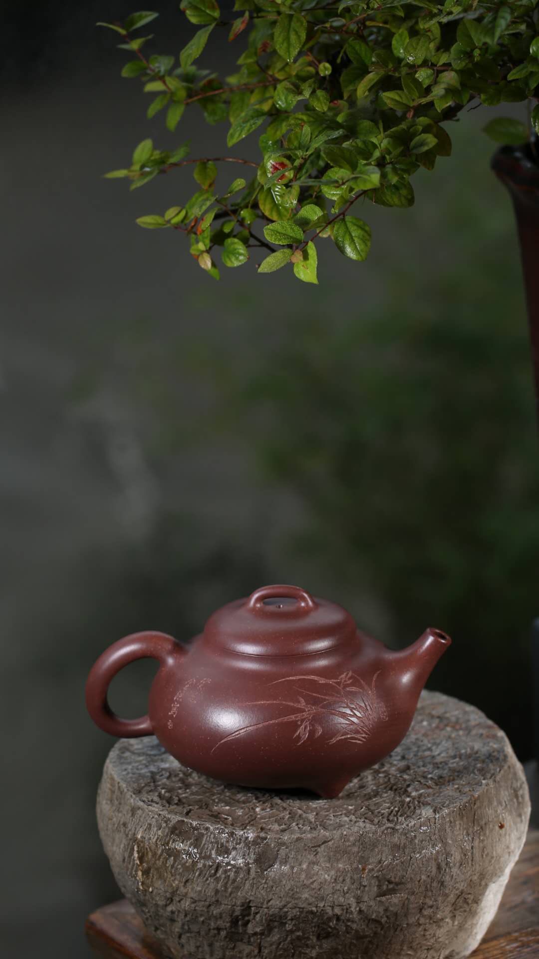 彭耀年制 · 刘全洪装饰《 三足石瓢 》